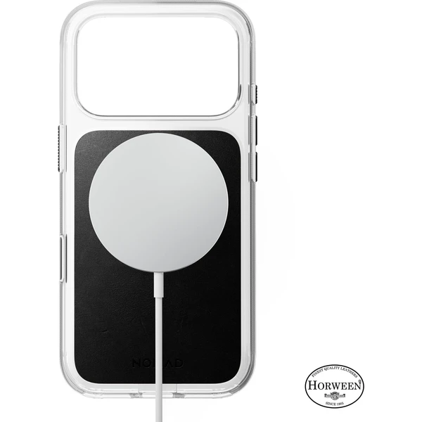 Nomad Clear Leather (Horween) MagSafe kryt iPhone 18 Pro Black - Pouzdra - Obrázek 3c106bed1fb84f5db9734cb7e15ebdfe