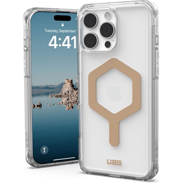 UAG Plyo Magsafe kryt iPhone 16 Pro Max bílý/zlatý