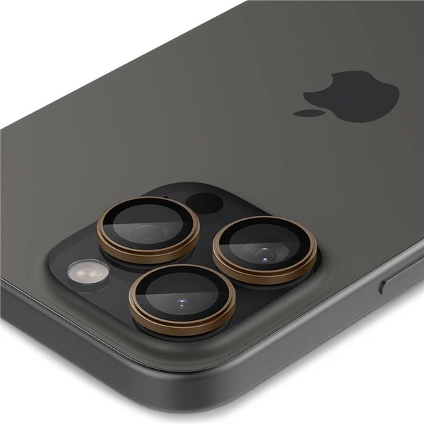 Spigen Glass tR EZ Fit Optik Pro skla iPhone 17-16 Pro/17-16 Pro Max pouštní titan (2 ks) - Ochranné folie a skla - Obrázek 3c213180c9b04040af8de9cb3273b657