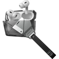 Aulumu A39 Geometric Case pouzdro AirPods Pro 3 Translucent Gray - Pouzdra