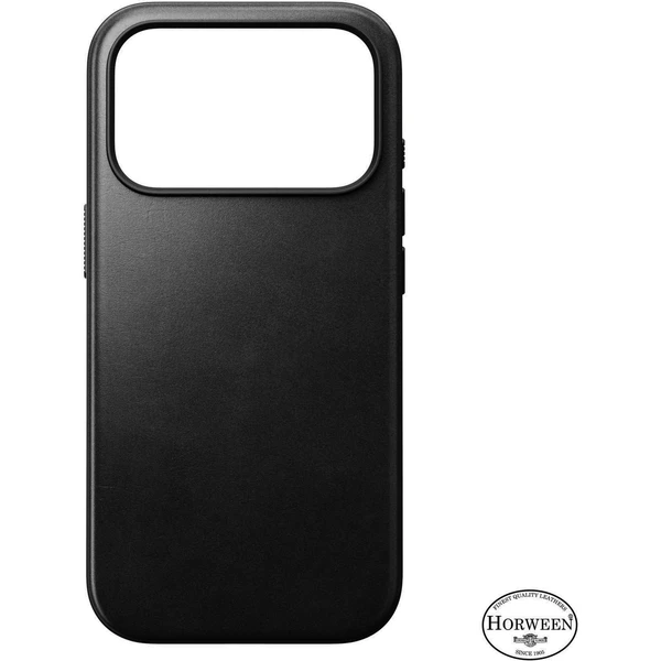 Nomad Modern Leather (Horween) MagSafe kožený kryt iPhone 18 Pro Black - Pouzdra - Obrázek 3c36da1df7a84155a4cde7f4a4644c89