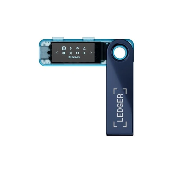 Ledger Nano S Plus krypto peněženka (Android/MacOS/Windows/Ubuntu) Neptune Blue - Krypto peněženky - Obrázek 3c50a5bd9de14f489812108aff8f8674