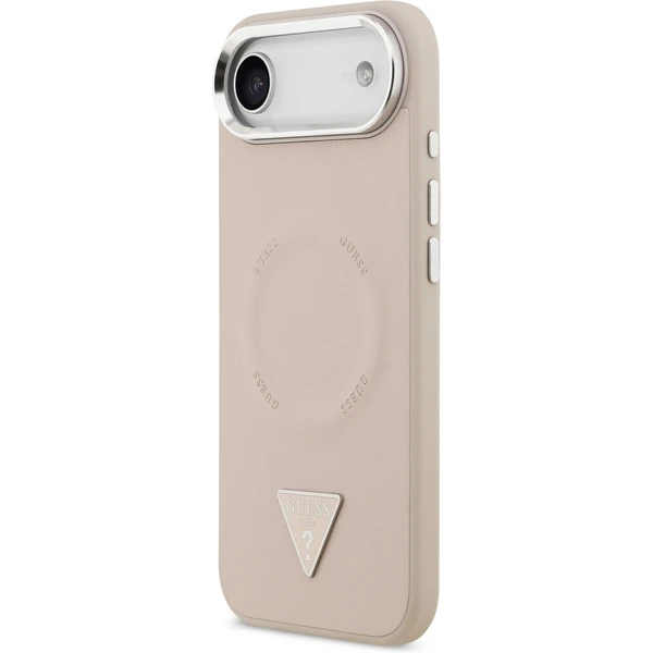Guess PU Leather Triangle Logo MagSafe kryt iPhone Air růžový - Pouzdra - Obrázek 3c61cec5ce794e80809a7bcdef9353d7