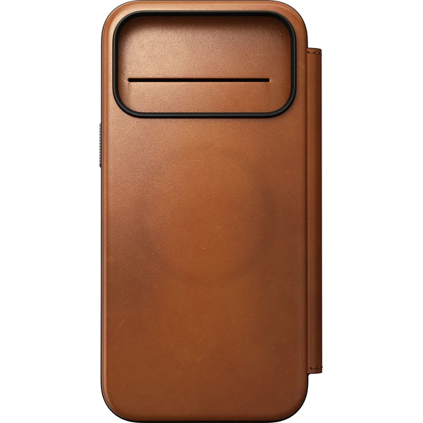 Nomad Modern Leather Folio (Horween) MagSafe kožené pouzdro iPhone 17 Pro Max/18 Pro Max Saddle - Pouzdra - Obrázek 3c6d267e17fc4298b638960126329fcb
