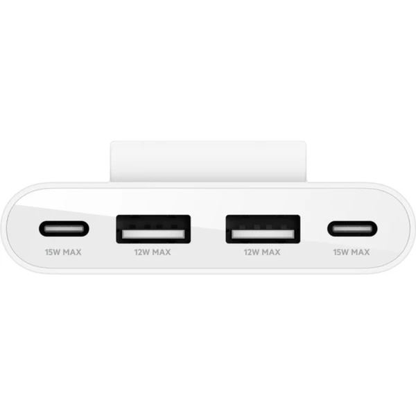 Belkin BoostCharge 4-portový USB rozbočovač, 30W, 2m USB-C kabel, bílý - Nabíječky - Obrázek 3c718447cc2047bd8cdbfcc2d1b18420
