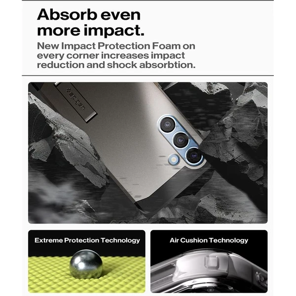 Spigen Tough Armor MagSafe kryt Samsung Galaxy S25 tmavě šedý - Pouzdra - Obrázek 3c7538d59c42421d98a624dbe9b733e7