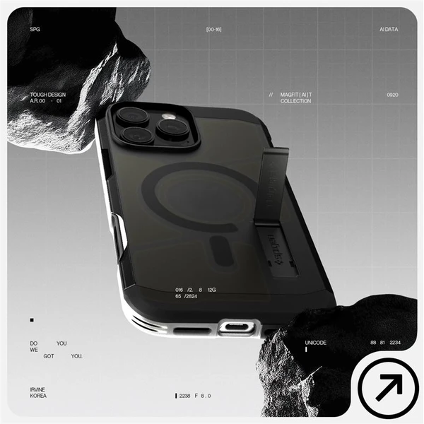Spigen Tough Armor T MagSafe kryt iPhone 16 Pro Max černý - Pouzdra - Obrázek 3c85724d1a604b7e9a83f986de20eb63
