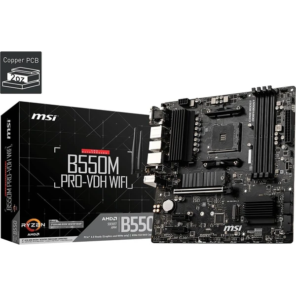 MSI B550M PRO-VDH WIFI - AMD B550 (Další) - Základní desky - Obrázek 3c8aa02bb2f94759896099cde1ac0264
