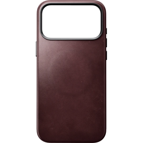 Nomad Traditional Leather (Horween) MagSafe kožený kryt iPhone 17 Pro Max/18 Pro Max Burgundy - Pouzdra - Obrázek 3c8d20c1dc7c45b5813823ffdeaa81d5