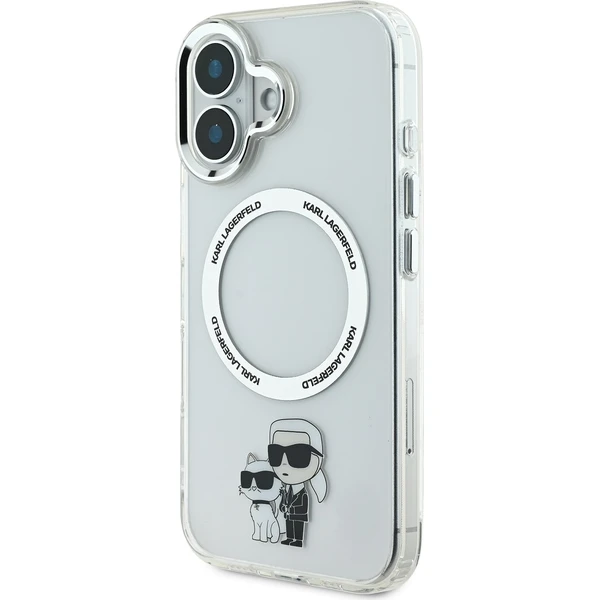 Karl Lagerfeld IML Karl and Choupette MagSafe kryt pro iPhone 16 čirý - Pouzdra - Obrázek 3c92d6321d544e41848984807a5f4718