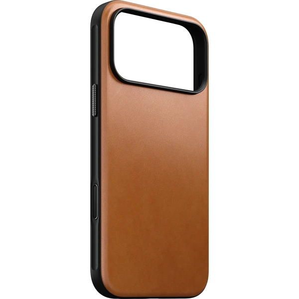 Nomad Modern Leather (Horween) MagSafe kožený kryt iPhone 17 Pro Max/18 Pro Max Saddle - Pouzdra - Obrázek 3cace4756a1841eea417f9a2e3ab3cb8