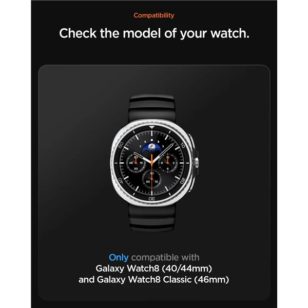 Spigen Silicone Band řemínek Samsung Galaxy Watch8/Classic 46mm/44mm/40mm černý - Řemínky - Obrázek 3ccb8f5ce15b4f81ae3739e39a91d931