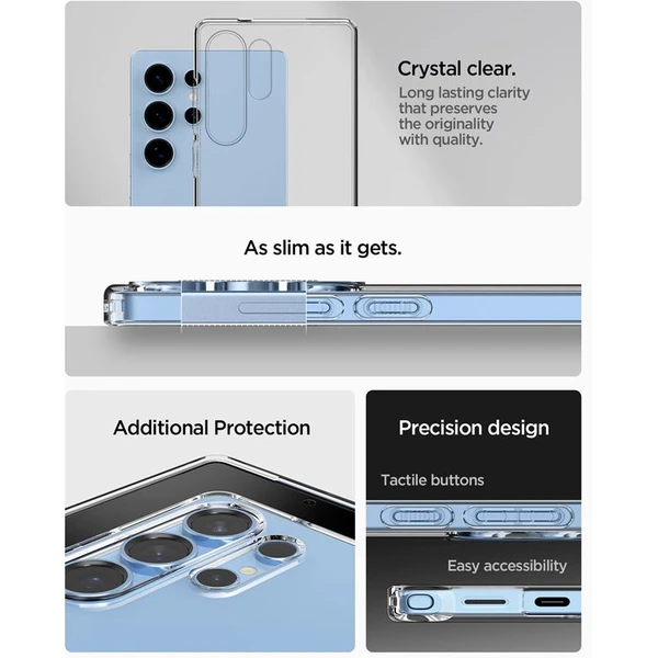 Spigen Liquid Crystal kryt Samsung Galaxy S25 Ultra čirý - Pouzdra - Obrázek 3cdc994047dc440d8b39663bf77e36da