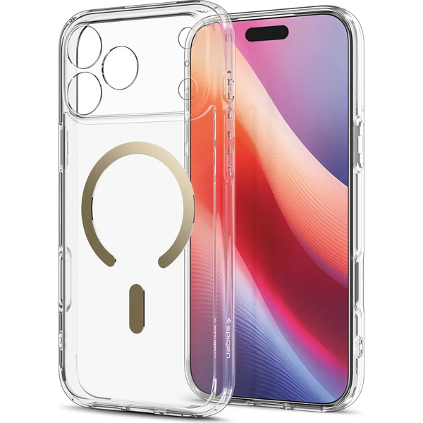 Spigen Ultra Hybrid MagSafe kryt iPhone 18 Pro Max/17 Pro Max clear gold - Pouzdra - Obrázek 3ce9564bf8dc4571b0c4cc419b207c97