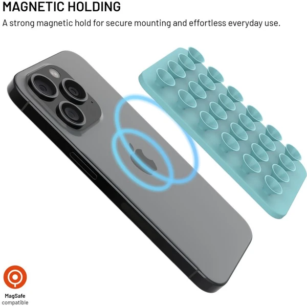 FIXED MagMate MagSafe držák s přísavkami tyrkysový - Držáky - Obrázek 3ce95728356f438589c8450d67a655fc