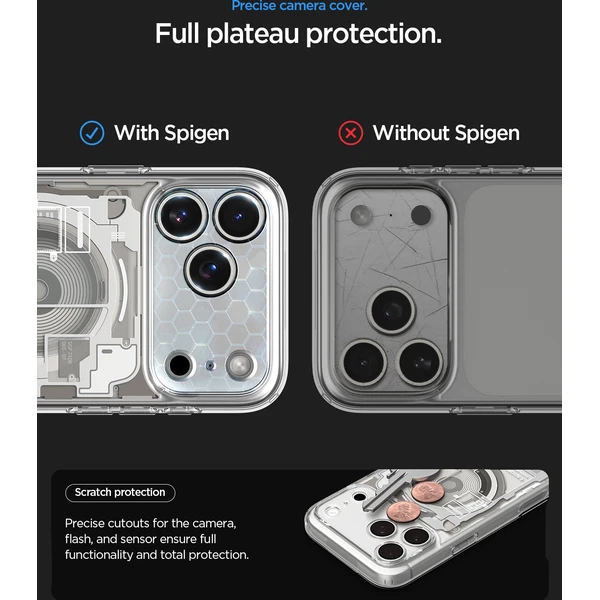 Spigen Ultra Hybrid MagSafe kryt iPhone 18 Pro Max/17 Pro Max zero one natural titanium - Pouzdra - Obrázek 3cecc802d9cb4defa4c6cfb097e78895