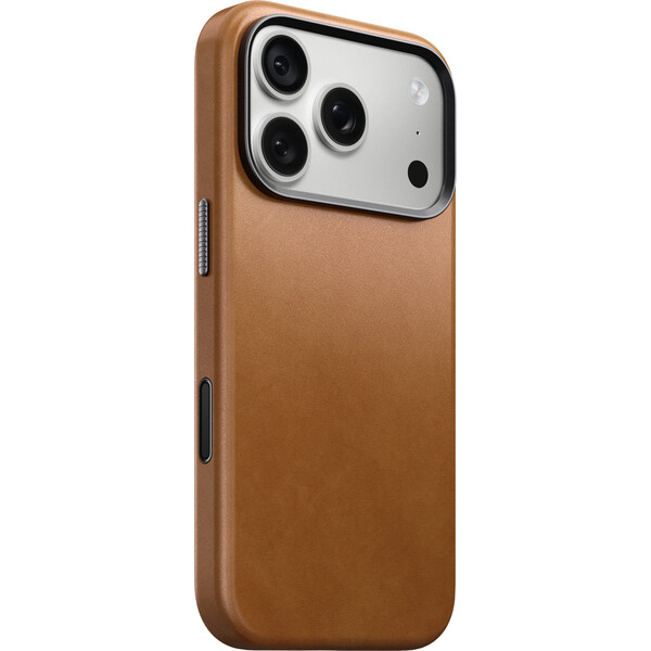 Nomad Traditional Leather MagSafe kožený kryt iPhone 17 Pro/18 Pro English Tan - Pouzdra - Obrázek 3d079e9ce8854d5681e7147696714041
