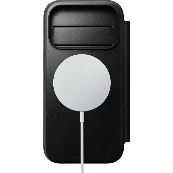 Nomad Modern Leather Folio (Horween) MagSafe kožené pouzdro iPhone 18 Pro Black - Pouzdra - Obrázek 3d10e76d235441629a5d4030f8eee92d