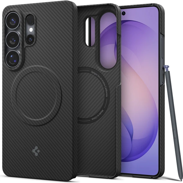 Spigen Air Skin Aramid MagSafe kryt Samsung Galaxy S26 Ultra black - Pouzdra - Obrázek 3d14bbdb33a3414c99152ca54277ea08