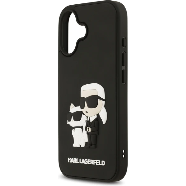 Karl Lagerfeld 3D Rubber Karl and Choupette kryt iPhone 17 černý - Pouzdra - Obrázek 3d393a67af654751bebc81b5bf12aad8