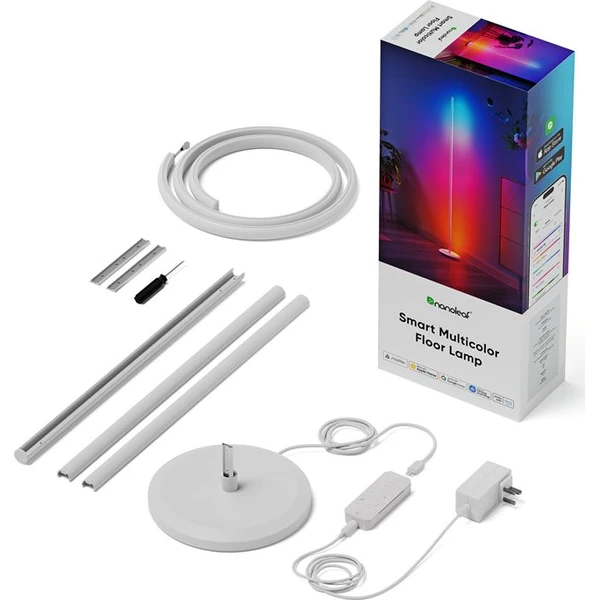 Nanoleaf Matter Smart Multicolor Floor Lamp stojací lampa bílá - Chytrá osvětlení - Obrázek 3d46101f91174da79761e0baee9658c9