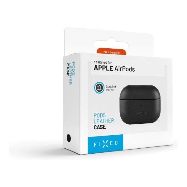 FIXED PodsLeather kožené pouzdro s MagSafe pro Apple AirPods Pro 2 černé - Pouzdra - Obrázek 3d5bbb4540f54f6186c43ebf045c20dc