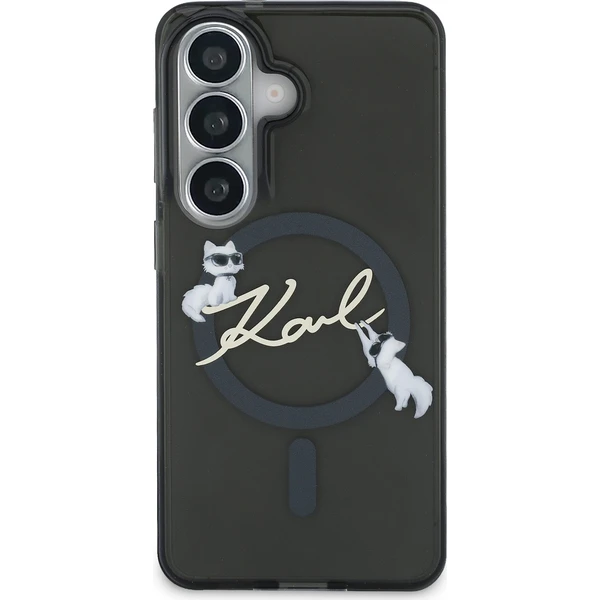Karl Lagerfeld IML Choupette Karl Script Logo Magnetic kryt Samsung Galaxy S26 černý - Pouzdra - Obrázek 3d9e9093fbda492cb94b27a1abd55f01