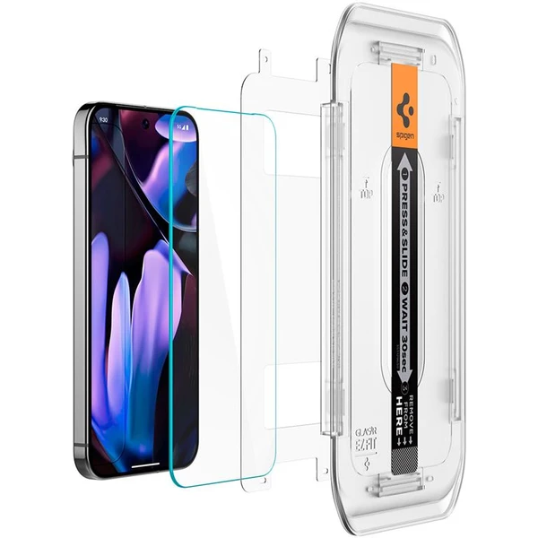 Spigen Glass tR EZ Fit 2 Pack tvrzené sklo Google Pixel 9 Pro XL čiré - Ochranné folie a skla - Obrázek 3ddaf22cc9d04fb8b48526917784d1ed