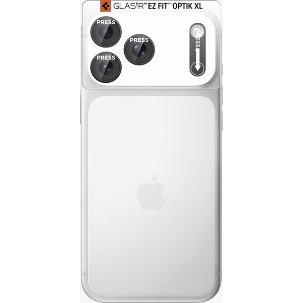 Spigen Glass tR EZ Fit Optik Pro XL 1 Pack sklo na fotoaparát iPhone 18 Pro Max tmavě šedé - Ochranné folie a skla - Obrázek 3df0169033ce4fa784a61d056f6e5907
