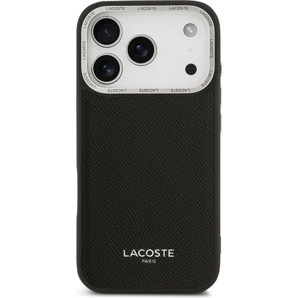 Lacoste PU Leather Champs Elysees MagSafe kryt iPhone 17 Pro černý - Pouzdra - Obrázek 3e23c203940f4f4e82a7d1d8af54a2a8