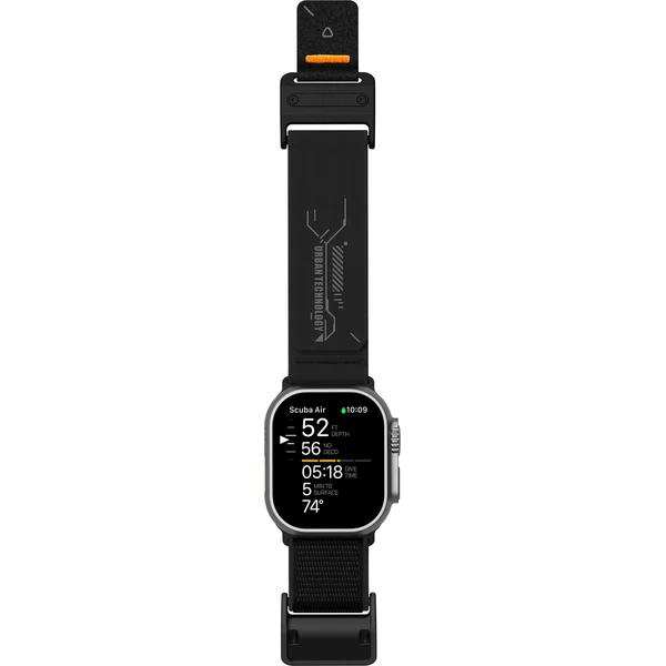 Aulumu A11 Mag Buckle Slim řemínek Apple Watch 49/46/45/44/42mm Black Buckle/Black Strap - Řemínky - Obrázek 3e23f4e285254deea1e48de60db60cbf