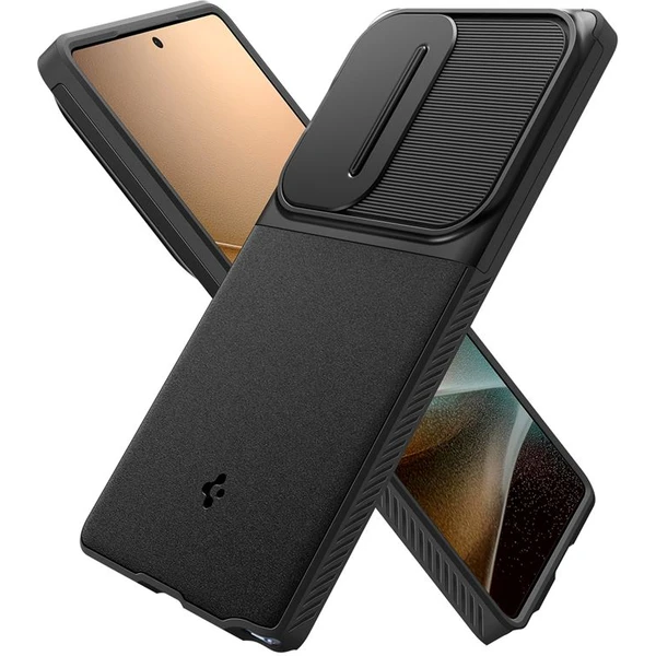 Spigen Optik Armor kryt Samsung Galaxy S25 Ultra černý - Pouzdra - Obrázek 3e44ac1924a24ad1b8715204737ef98e