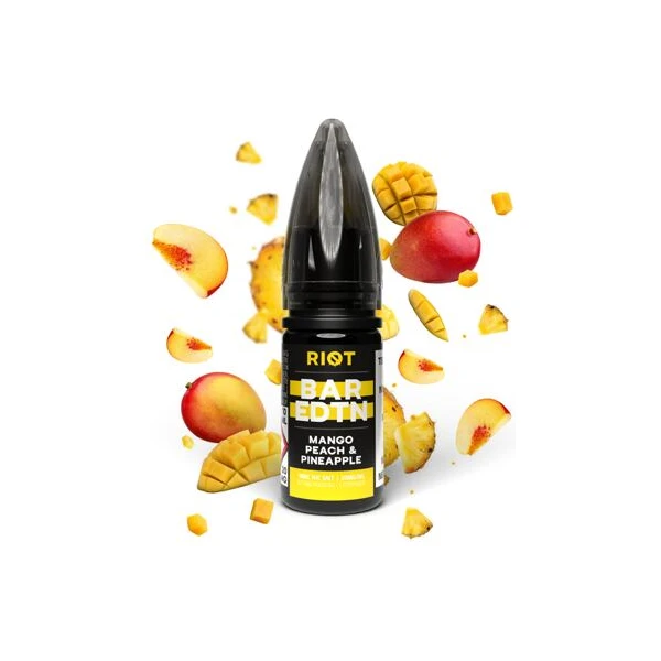 Riot BAR EDTN Salt Mango, broskev a ananas 10ml (10mg) - E-liquidy - Obrázek 3e4e911e73244f5b88c90321f447043c