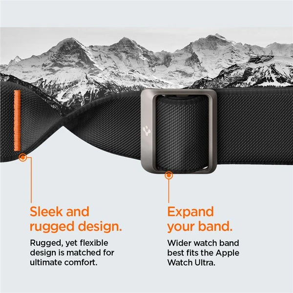 Spigen Lite Fit Pro řemínek Apple Watch Ultra 3/2/1 (49mm) matně černý - Řemínky - Obrázek 3e858ff88503460eb18cea6ad7389763