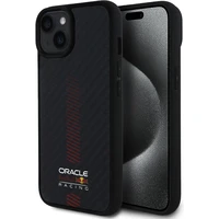 Oracle Red Bull Racing Carbon Powerbar MagSafe kryt iPhone 14 černý - Pouzdra