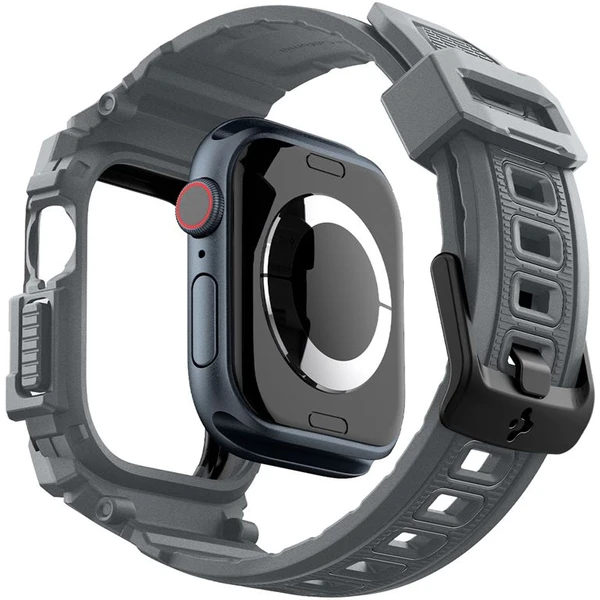 Spigen Rugged Armor Pro řemínek s pouzdrem Apple Watch 10/11 (46mm) šedý - Řemínky - Obrázek 3e93cb1d5c8844f19d92d83a832ca73f