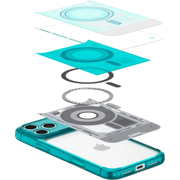 Spigen Ultra Hybrid MagSafe kryt iPhone 18 Pro/17 Pro c-one bondi blue - Pouzdra - Obrázek 3ea554db9f254d49ad4c81f0ada47cc5