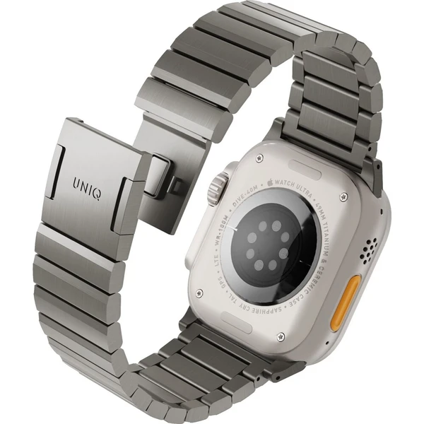 UNIQ Strova Mag ocelový řemínek pro Apple Watch 49/46/45/44/42mm stříbrný - Řemínky - Obrázek 3eb184d93fac45f19b51374e406c07f7