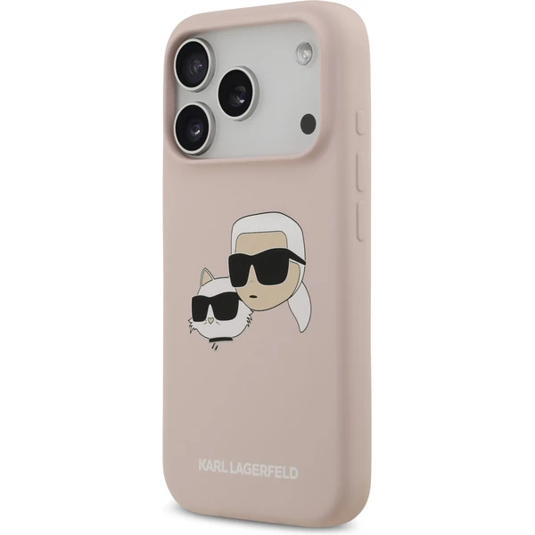Karl Lagerfeld Liquid Silicone Double Heads MagSafe kryt iPhone 17 Pro růžový - Pouzdra - Obrázek 3eb9b708addb4613946974dd3c86f10c