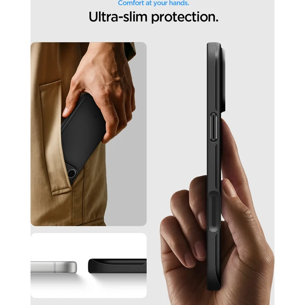 Spigen Thin Fit MagSafe kryt iPhone 18 Pro/17 Pro black - Pouzdra - Obrázek 3ec04eedff4f495da3d145e9d4cde504