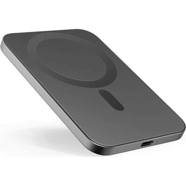 iWant 3000mAh Aluminium Mag+ MagSafe bezdrátová powerbanka vesmírně šedá - Powerbanky - Obrázek 3ecc0196484340d3882112d4b93d1e92