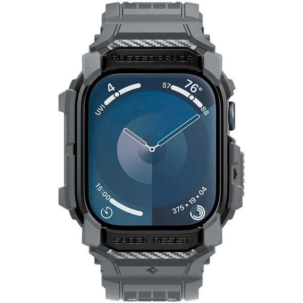 Spigen Rugged Armor Pro řemínek s pouzdrem Apple Watch 10/11 (46mm) šedý - Řemínky - Obrázek 3ecccca31d734880ae13754072bab351
