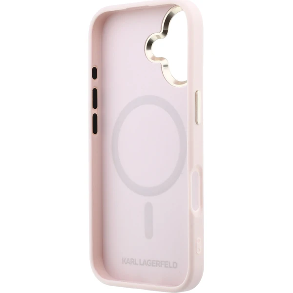 Karl Lagerfeld PU Perforated Gold Dots MagSafe kryt iPhone 17 růžový - Pouzdra - Obrázek 3ed01935ac5341d2848cd7812c0abfc6
