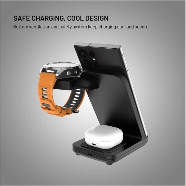 FIXED Powerstation stojánek pro Garmin s nabíjením až pro 3 zařízení, černý - Nabíječky - Obrázek 3f3446f84a234ad4a9b1ac9f26883208
