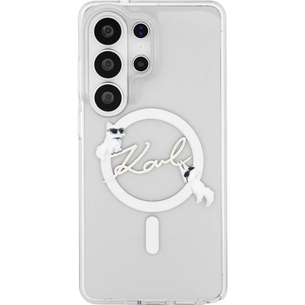 Karl Lagerfeld IML Choupette Karl Script Logo Magnetic kryt Samsung Galaxy S26 Ultra čirý - Pouzdra - Obrázek 3f5cb987daa24dc9a86897230c4f6209