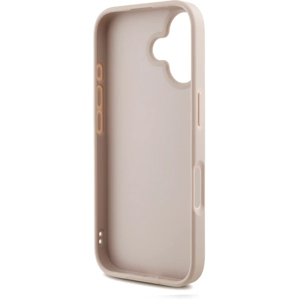 Guess PU 4G Metal Logo Strap kryt iPhone 16 růžový - Pouzdra - Obrázek 3f72da9fc5fd484b91ee0be08b5d9256