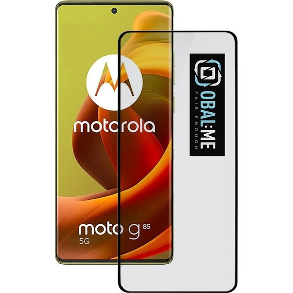 OBAL:ME 5D tvrzené sklo Motorola G85 černé