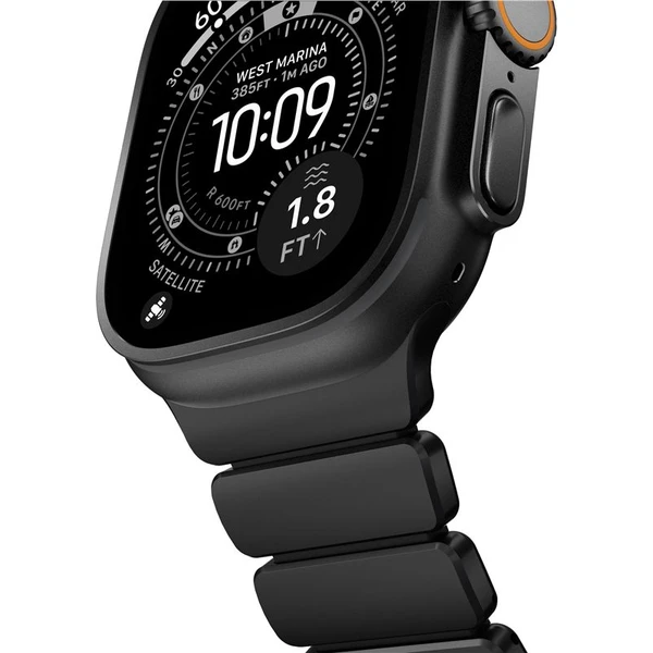 Nomad Stratos Band FKM řemínek Apple Watch 45/46/49mm Black Titanium/Black - Řemínky - Obrázek 3fa8a1ba70c248879912f25274ed8c01