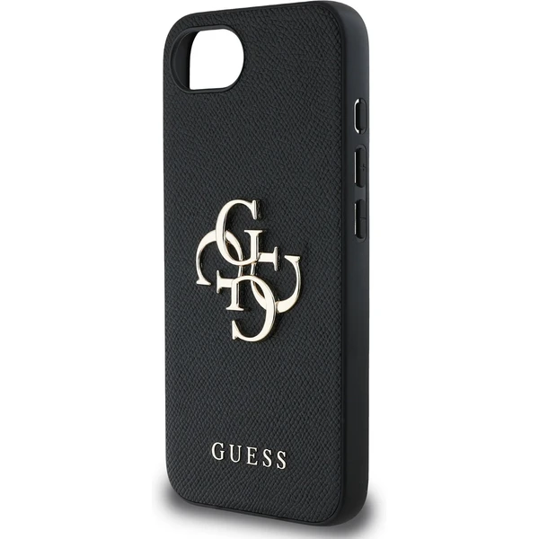 Guess PU Grained 4G Metal Logo kryt iPhone 17e/16e černý - Pouzdra - Obrázek 3fa9e4e48b7741d7a896323327457dd5