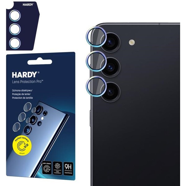 3mk Hardy Lens Protection Pro skla na fotoaparát Samsung Galaxy S24 duhová